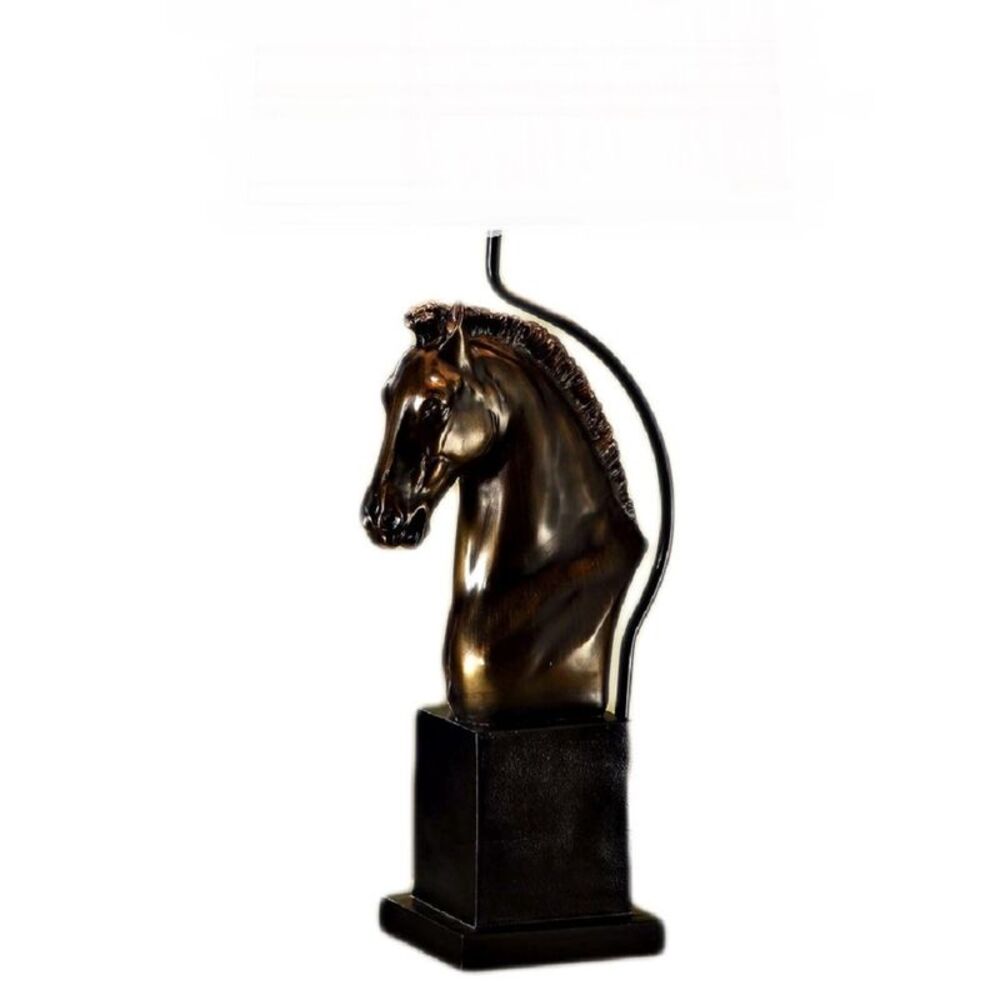 Bronze Finish Stallion Table Lamp Base Only